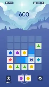 Merge Block - 2048 Star Shapes Finders Puzzle Screen Shot 2
