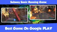 Subway Sonic Running Adventures Screen Shot 1
