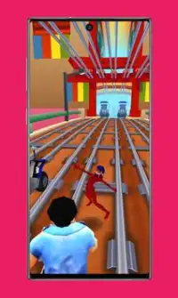subway Lady Endless jump V3: cat runner noir jogos Screen Shot 8