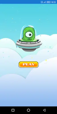 flappy alien game Screen Shot 0