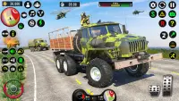 Army Cargo Truck Driving Game Screen Shot 4