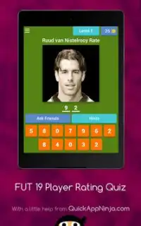 FIFA 19 Rating Quiz - Insane FUT 19 Pro Quiz Screen Shot 14