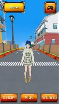 Anime Girl Runner Screen Shot 0