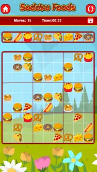 Sudoku Puzzle Foods Free Screen Shot 3