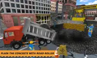 Real Road Construction Sim: juego City Road Builde Screen Shot 2