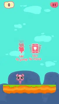 楽しい 豚 ジャンプ ゲーム Screen Shot 1