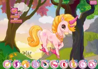 mi arco iris del unicornio - creador de caballo Screen Shot 3