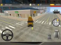 Schoolbus Sürüş 3D Sim 2 Screen Shot 7