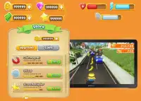 Subway banana rush Screen Shot 1