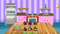 cook cupcakes games for girls Screen Shot 6