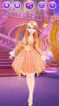 Dress Up Games for Girls - Princess Salon Screen Shot 2