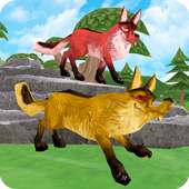 Simulador de fantasia de família Fox