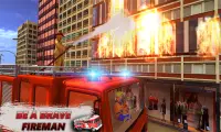 American FireFighter Hero: Fire Truck Simulator Screen Shot 0