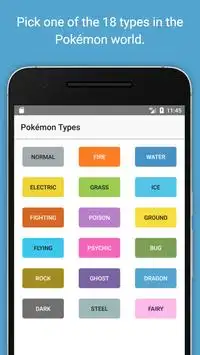 Type Lookup for Pokémon Games Screen Shot 0