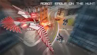 Voar Robô Águia - Músculo Carro Robô Transformar Screen Shot 0