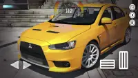 Drive Sim Mitsubishi Evo Race Screen Shot 2