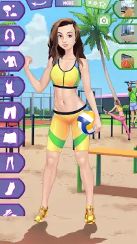 Fitness Girls Dress Up Screen Shot 2