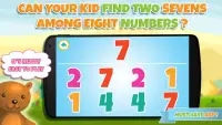 子供のための番号を学ぶ：子供のための教育的なゲームを Screen Shot 3