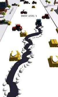 Clean Snow Plowing Road Blocks - Snow Plow Games Screen Shot 0