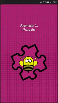 Animals 1, Puzzle Game Screen Shot 0