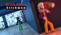 Scary Clown Stickman City Attack Screen Shot 0