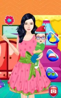 Salon Babysitter gadis game Screen Shot 6