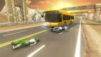 Bike VS Bus Free Racing Games – New Bike Race Game Screen Shot 5