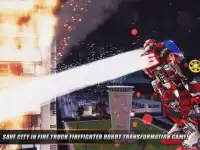 Robot Transformation City Wars - Fire Truck Sim Screen Shot 13