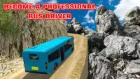 Offroad Bus Driving Uphill Monster Mountain 3D Sim Screen Shot 2
