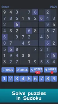Quebra-cabeça grátis do Sudoku Screen Shot 3