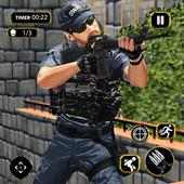 एंटी आतंकवादी स्वाट बल 3 डी एफपीएस शूटिंग गेम्स