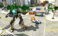 Robot Transform Car City War - Transformation Game Screen Shot 1