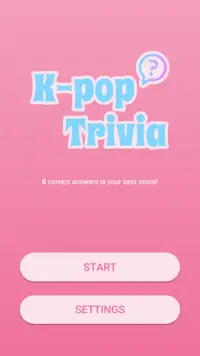 Kpop Trivia Quiz Screen Shot 0