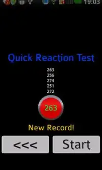 Quick Reaction Test Screen Shot 1
