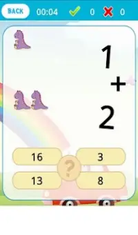 Dinosaur Easy Math Game Screen Shot 1