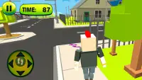 Virtual Life In A Simple Blocky Town Screen Shot 5