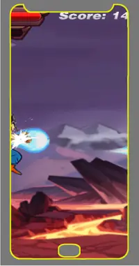 Super Dragon Fighter Dash Z - battle warriors Screen Shot 1