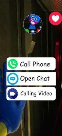 Video Fake call and chat Puppy Playtime Screen Shot 0