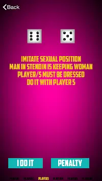 Sextivity: Party Sex Dice Screen Shot 2