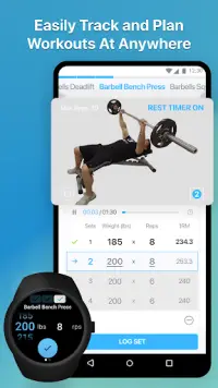 Workout Plan & Gym Log Tracker Screen Shot 1