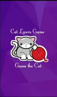 Cat Lovers Guess The Cat Game Screen Shot 0
