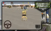 Big Armee LKW Parkplatz 3D Screen Shot 1