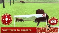 Wild Cow Simulator 3D Game Screen Shot 0