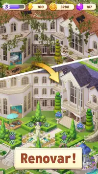 Merge Manor : Sunny House Screen Shot 0