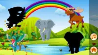 Animal Shapes & Puzzle Kids - Formas de Animales Screen Shot 3