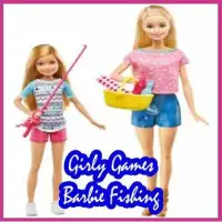 Barbie Fishing Games for Girls in the Island Screen Shot 2