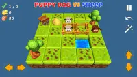 Puppy Dog vs Sheep - Funny Sokoban Game Screen Shot 4