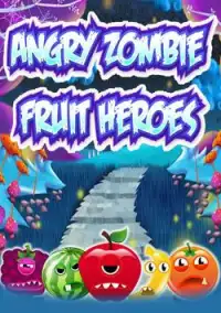 Angry Héroes zombi de la fruta Screen Shot 0