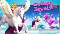 Princess Unicorn Sky World Run Screen Shot 3