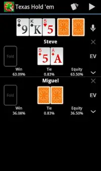 Poker Calculator Screen Shot 0